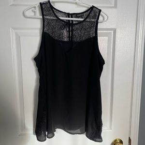 Torrid lace sleeveless blouse